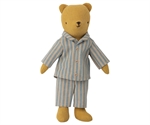 16-0822-00 Teddy Junior fra Maileg med pyjamas - Tinashjem